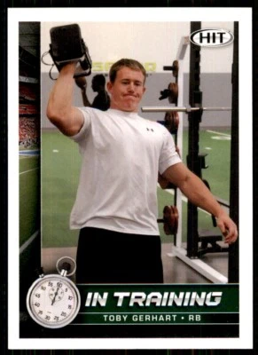 2010 SAGE HIT Toby Gerhart Rookie Stanford Cardinal #75 NCAA Football - Image 1 of 2