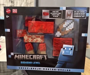 Mattel Minecraft Diamond Level 🐑 SHEEP • Set NEW IN BOX🥳 🐑 - Picture 1 of 9