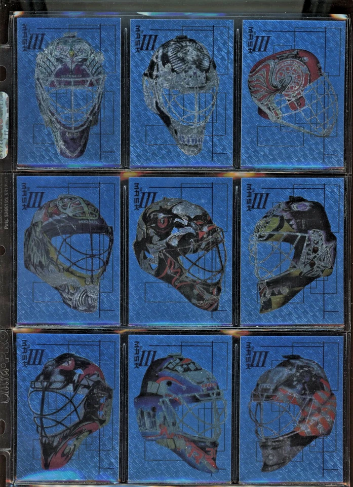 2003-04 BAP Memorabilia Masks Complete Set (1-20) Fleury, Hasek & Luongo ***/300 - Image 1 of 4
