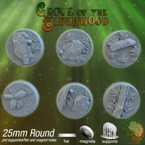SRS Studios Forest Bases 25mm Stargrave DND Wargames - Bild 1 von 2