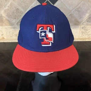 New Era Texas Rangers 59Fifty Men 7 3/4 Baseball Cap Fitted Hat MLB On Field - Picture 1 of 11