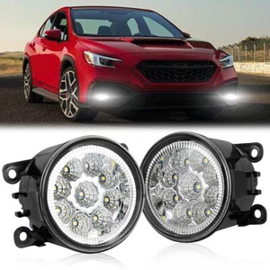 Pair White LED Fog Light Bumper Driving Lamp for Subaru Impreza 2020 2021-2024 - Foto 1 di 20