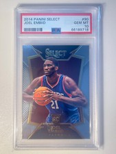 Graded 2014-15 Panini Select Joel Embiid #90 Rookie RC Basketball Card PSA 10