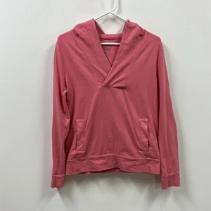 Banana Republic Hoodie Womens Medium Pink Stretch Pullover Low Cut - Picture 1 of 10
