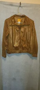 Ruby Red Gold Jacket Size 8p - Picture 1 of 4