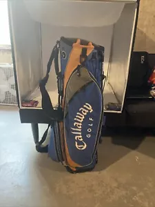 Callaway Golf Xtra Lite 6 Way Divider Golf Stand Bag w Raincover & Dual Strap - Picture 1 of 21