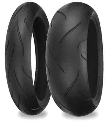 010 Apex Front 120/70ZR17 Rear 180/55ZR17 Tire Set Honda CBR650F 14-18 - Image 1 of 4