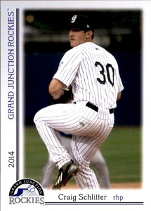 2014 Grand Junction Rockies Grandstand #35 Craig Schlitter Guilford Connecticut 