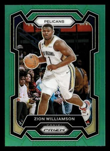 Zion Williamson 2023-24 Prizm Green Refractor #27 New Orleans Pelicans *032C - Imagen 1 de 2