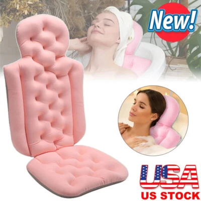 Full Body Bath Pillow for Bathtub, Thick Bathtub Cushion with Laundry Bag, Luxur - Image 1 of 4