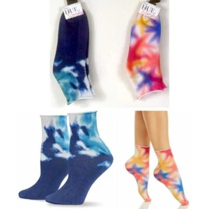 Calcetines al tobillo Hue para mujer Tie Dye elige color talla única nuevos 20335 - Imagen 1 de 7