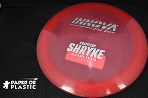 Innova Champion SHRYKE Disc Golf 171 G Distance Driver Red NEW Metallic White - Picture 1 of 1