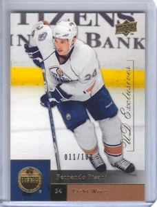 2009-10 Upper Deck Exclusives #444 Fernando Pisani 011/100 - Picture 1 of 2