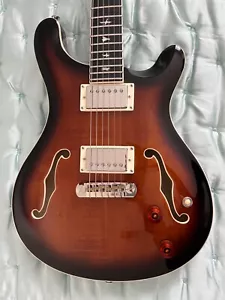 PRS SE Hollowbody II - Black Gold Burst - LOCKING TUNERS & FREE SHIPPING! - Picture 1 of 12