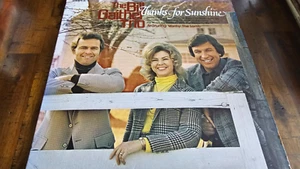 The Bill Gaither Trio Thanks For Sunshine Vinyl LP 1974 - Picture 1 of 4