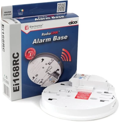 Aico Ei168RC RadioLINK Base Alimentata di Rete Scadenza 2028 o 2029