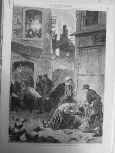 1871 FEMME FEMINISTE FEMINISME COMMUNE PARIS INCENDIAIRE 1 JOURNAL ANCIEN - Imagen 1 de 1