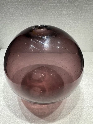 VIDRIO AMATISTA SOPLADO LIBRE BOLA DE BRUJA VIDRIO AMERICANO Foto 1 de 4