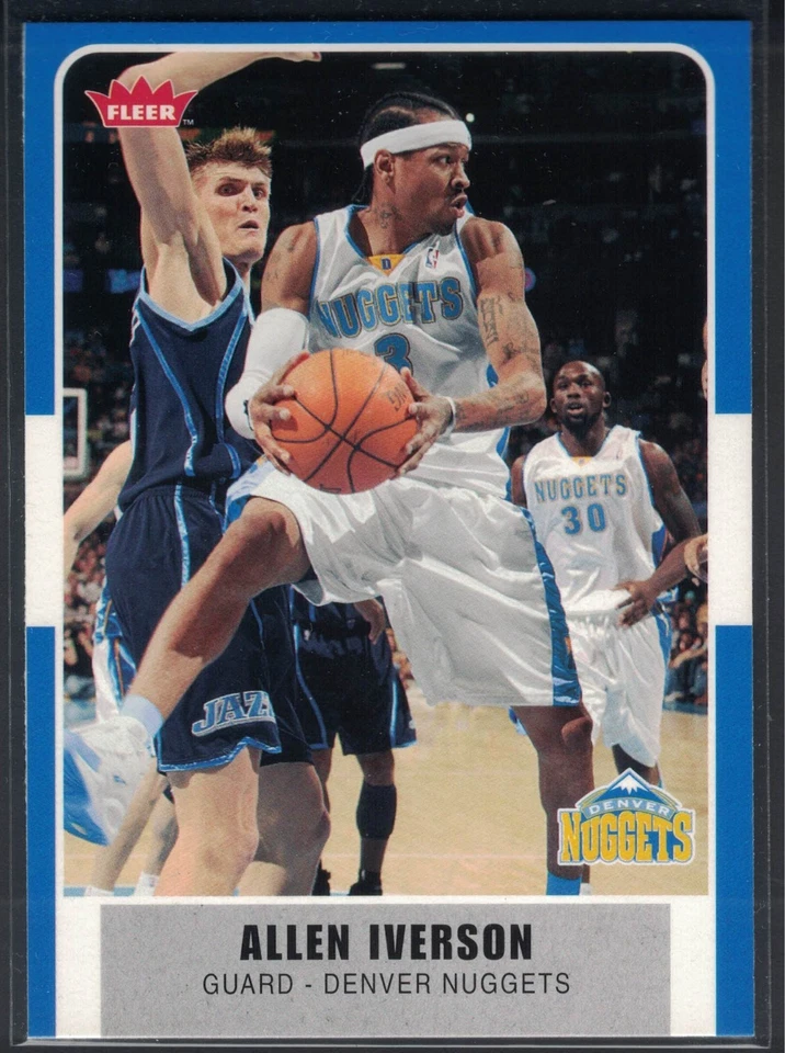 2007-08 Fleer - Allen Iverson #161 Denver Nuggets - Image 1 of 1