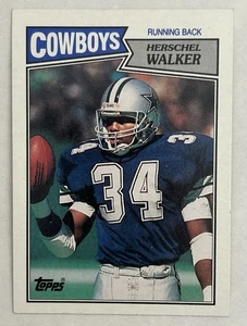1987 Topps - Herschel Walker #264 Running Back in Dark Blue (RC) NMT Cowboys E8 - Bild 1 von 2