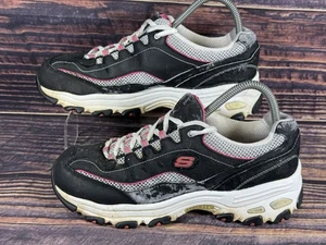 Zapatilla deportiva Skechers talla 9,5 para mujer D'Lites Centennial 11994 negra blanca rosa - Imagen 1 de 12