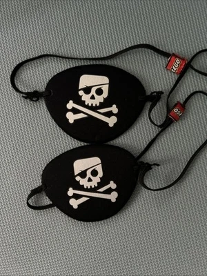 2 lego Vintage Legoland Child Pirate Costume Eye Patch - Image 1 of 4