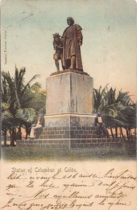 Panamá - COLON - Statue of Colombus - Publ. Ignacio Fischer - Picture 1 of 2