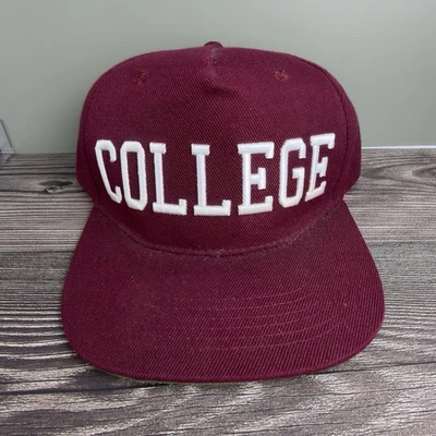 Sombreros Snapback ANML HSE “COLLEGE” - Lote Granate y Azul Marino - Estilo Casa Animal Foto 1 de 4