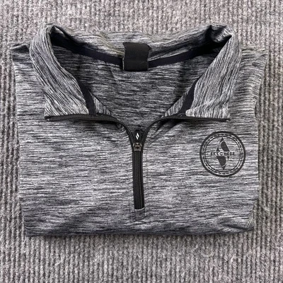 Skechers Shirt Mens 2XL 1/4 Zip Long Sleeve Heather Grey Athletic Pullover - Image 1 of 4