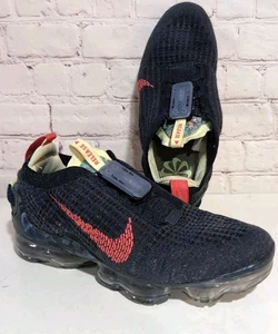 Nike Air VaporMax 2020 Flyknit GS CJ4069-401 Blue Red FastFit Youth Sz 6Y Shoe - Picture 1 of 11