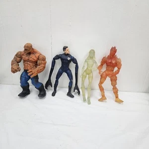MARVEL - FANTASTIC FOUR 4 (LOT OF 4) ACTION FIGURES - 2005 "VINTAGE" 12" Inch - Picture 1 of 13