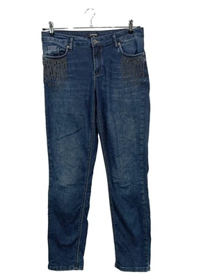 JONES Vaquero de talle alto Mujeres Vaquero Talla EU 40 azul look casual - Imagen 1 de 4