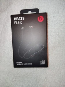 BEATS FLEX all-day Wireless Earbuds BLACK Bluetooth Genuine OEM - Picture 1 of 2