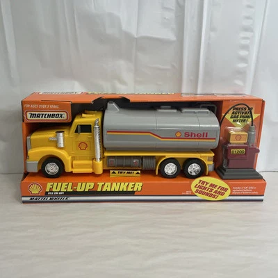 Mattel Wheels Matchbox Texaco 2000 cisterna de combustible, luces y sonidos, nuevo en caja Foto 1 de 4
