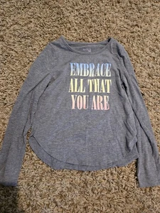 Girls Size Large Long Sleeve Shirt - Picture 1 of 4