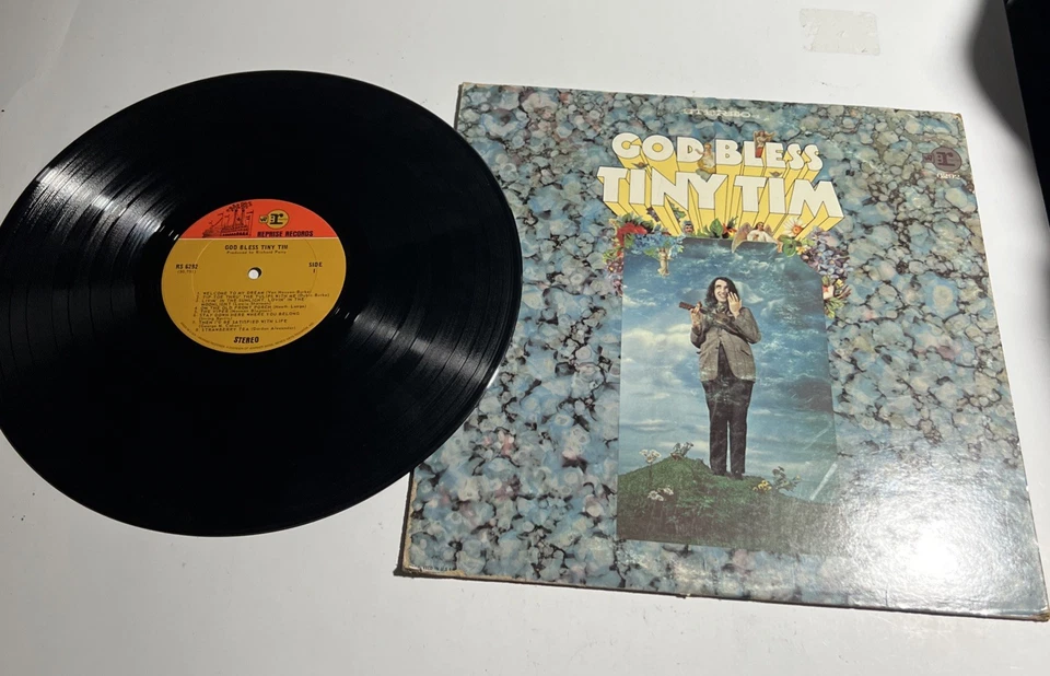 Tiny Tim God Bless Tiny Tim LP 1968 Reprise RS6292 Vinyl Record  Good - Image 1 of 4