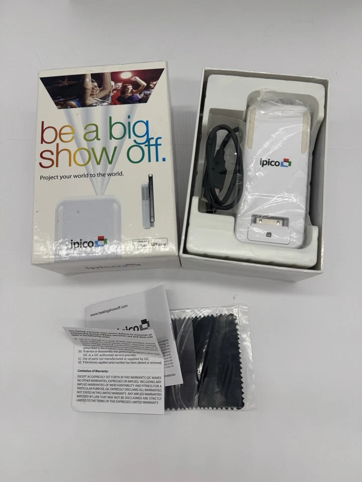 Ipico PJ205 Handheld LED Projector for iPhone & iPod Portable Pocket Size New - Image 1 of 1