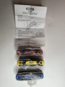 General Tools 3-pack Combo Allen Key Tool Set, 3 Different Colors #603-Q - Picture 1 of 3