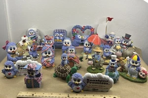 Menge 20 Vintage Sonshine Promises spirituelle Bluebird Figuren von Gretchen Clasby - Bild 1 von 24
