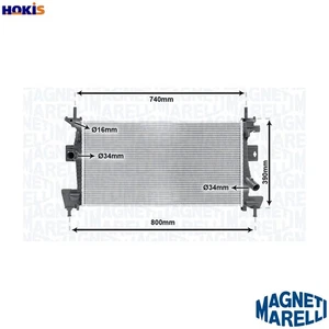 RADIATOR ENGINE COOLING 350213170200 FOR FORD GRAND/C-MAX FOCUS/III/Hatchback - Picture 1 of 9