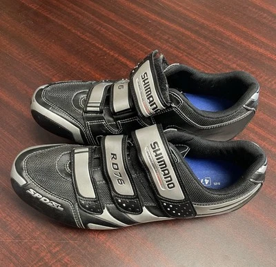 Zapatos de Ciclismo Shimano Talla 47 - 11.8 US SH-R076LRoad Bicicleta de Montaña Negro Gris Foto 1 de 4