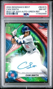 2024 Bowman's Best of 2024 automático B24CS cámara Smith refractor verde/99 PSA 8 2688 - Imagen 1 de 2