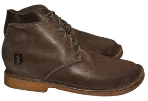 Worn Gobi Mens Brown Leather Chukka Shoe Pure M003 Size 12M US - Picture 1 of 8