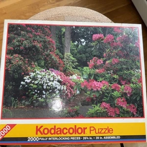 Vintage Kodacolor Puzzle 2000 Piece Factory Sealed Kodak Rose Art USA Made 1992 - Picture 1 of 10