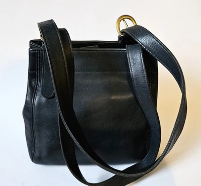 Bolso Hobo Coach Soho Vintage Hebilla Ligero Cuero Azul Verdadero 4157 Foto 1 de 4