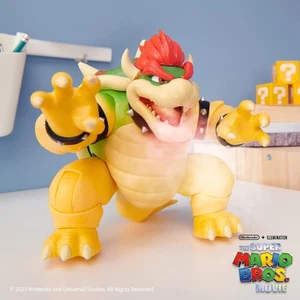 Bowser Super Mario Figura Action Deluxe 18Cm Sputafuoco Jakks Pacific Original - Imagen 1 de 4