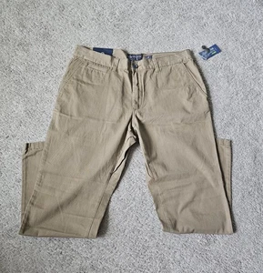 American Rag hellbraun khaki Herren Komfort Stretch Chino Hose Größe 38x32 schmale Passform Neu mit Etikett - Bild 1 von 7