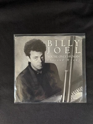 Billy Joel~You're Only Human/Surprises 45 w Picture sleeve 1985 First E. VG+/VG+ Foto 1 de 4
