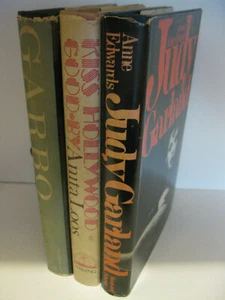GARBO Bainbridge 1st Edition - JUDY GARLAND Anne Edwards Old Hollywood Lot of 3 - Imagen 1 de 4