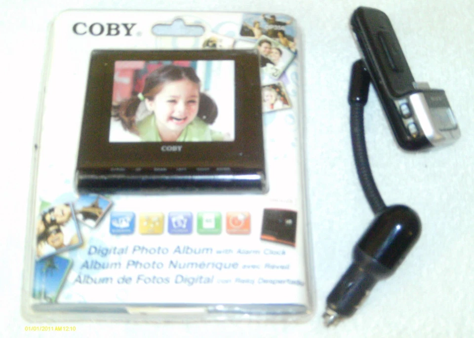 RARE COBY DP356 DIGITAL PHOTO / MP3 PLAYER/ CLOCK / CALENDER ALBUM AND GIFT! - Image 1 of 1